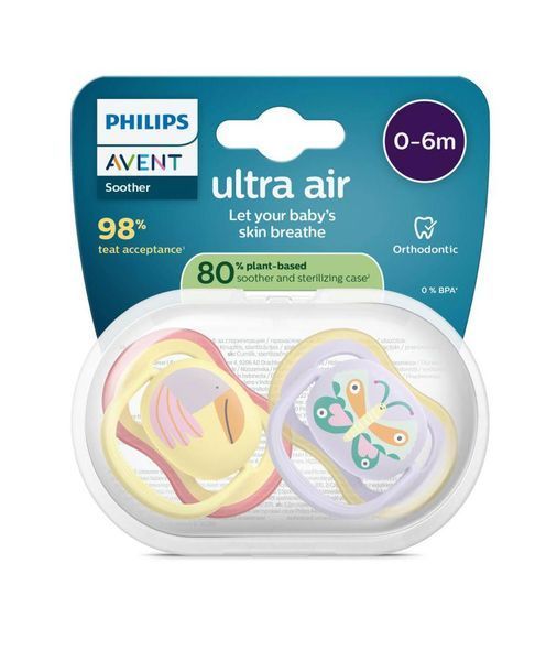 Пустушка Ultra Air 0-6м. Philips Avent 3936457 фото