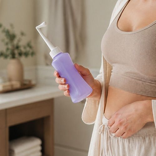 Портативне біде пляшка для післяпологової гігієни BabyOno 1540 фото