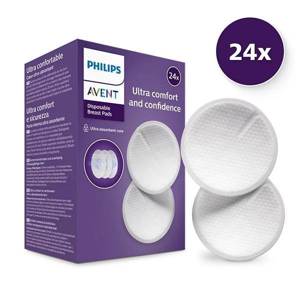 Одноразові вкладиші в бюстгальтер 24шт. Philips Avent 9113 фото