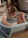 Складна ванночка з індикатором температури Tega Baby, блакитна FB-004-108 фото 4